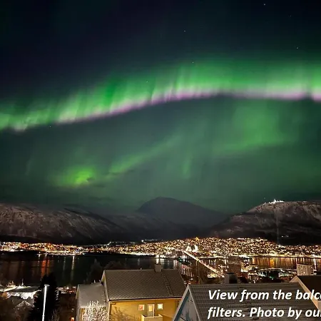 With Panoramic View And Sauna Lägenhet Tromsø